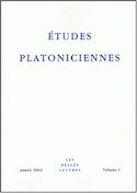 Etudes platoniciennes, v. I
